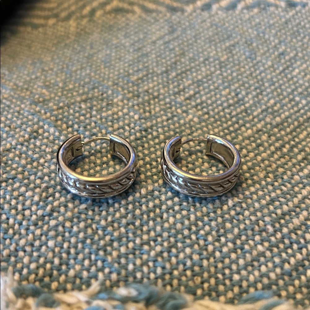 Silver Hoop Earrings